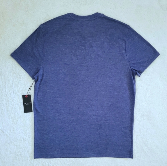 Ted Baker Heather Blue💙 Logo Tee👕 - NWT - Picture 2 of 13